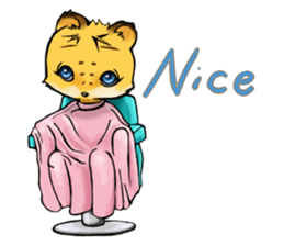 Littlel Liger-chan and Momo-chan sticker #577396