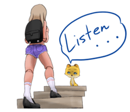 Littlel Liger-chan and Momo-chan sticker #577411