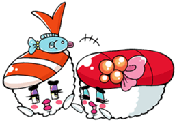 Sushi sisters / by TANATETE sticker #577734