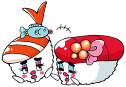 Sushi sisters / by TANATETE sticker #577734