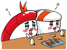 Sushi sisters / by TANATETE sticker #577747