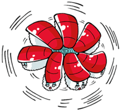 Sushi sisters / by TANATETE sticker #577750