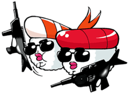 Sushi sisters / by TANATETE sticker #577751
