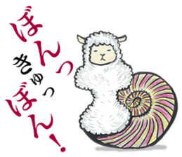 Sheep ammonite sticker #577807