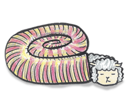 Sheep ammonite sticker #577823