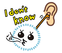 ear picky english ver. sticker #578219