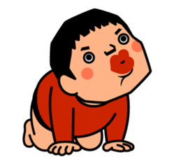 Wanpaku ado-chan / by studio crocodile sticker #578772