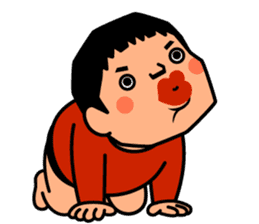 Wanpaku ado-chan / by studio crocodile sticker #578772