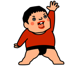 Wanpaku ado-chan / by studio crocodile sticker #578782