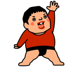 Wanpaku ado-chan / by studio crocodile sticker #578782