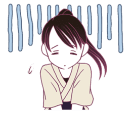 Kyudo girl Yumiko [English ver] sticker #578800