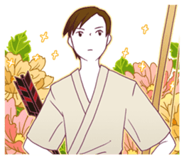 Kyudo girl Yumiko [English ver] sticker #578824