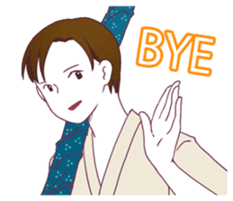 Kyudo girl Yumiko [English ver] sticker #578830