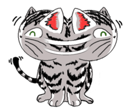 American Shorthair Cats-2 sticker #579065