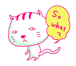 Selfish Cat (English ver.) sticker #579534