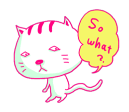 Selfish Cat (English ver.) sticker #579534