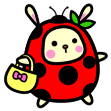 Pukki of ladybug rabbit sticker #579602