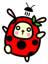 Pukki of ladybug rabbit sticker #579607