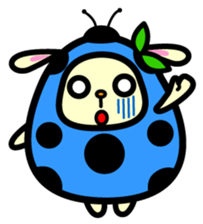 Pukki of ladybug rabbit sticker #579608