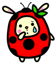 Pukki of ladybug rabbit sticker #579610