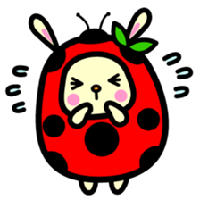 Pukki of ladybug rabbit sticker #579611