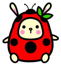 Pukki of ladybug rabbit sticker #579625