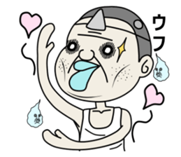 Translucent boy sticker #579854