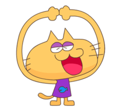 Hungry Cat sticker #580117