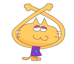 Hungry Cat sticker #580118