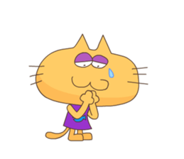 Hungry Cat sticker #580122