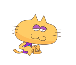 Hungry Cat sticker #580123