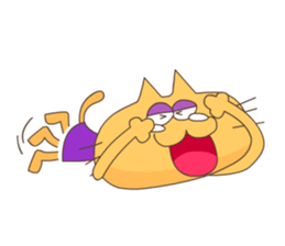 Hungry Cat sticker #580126