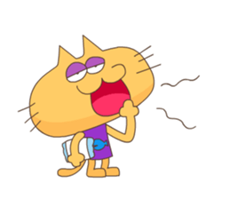 Hungry Cat sticker #580133