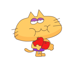 Hungry Cat sticker #580137