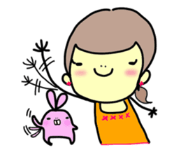 Working women's life sticker #580315