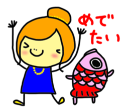 Working women's life sticker #580341