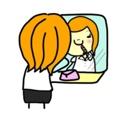 Working women's life sticker #580350