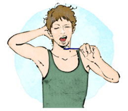 MEN'S TALK --world-- sticker #580874