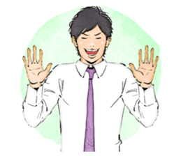 MEN'S TALK --world-- sticker #580905