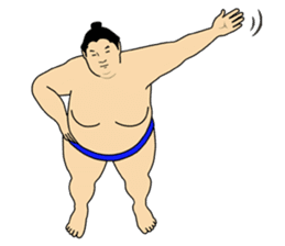A cute Sumo wrestler sticker #580994