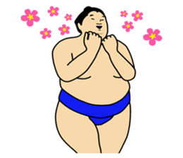 A cute Sumo wrestler sticker #580995
