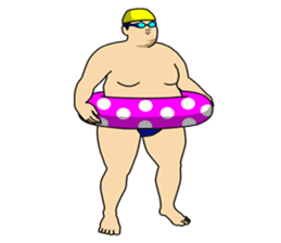 A cute Sumo wrestler sticker #581005