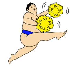A cute Sumo wrestler sticker #581006