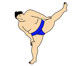 A cute Sumo wrestler sticker #581008