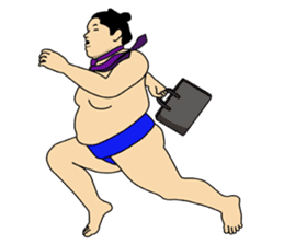 A cute Sumo wrestler sticker #581013