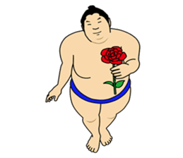 A cute Sumo wrestler sticker #581014