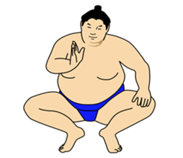 A cute Sumo wrestler sticker #581015