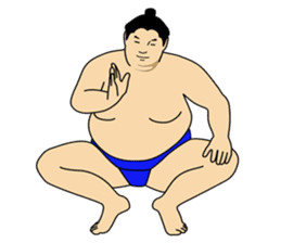 A cute Sumo wrestler sticker #581015