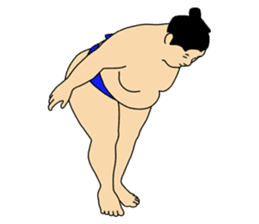 A cute Sumo wrestler sticker #581017