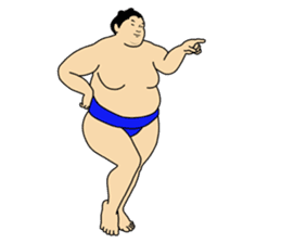 A cute Sumo wrestler sticker #581024